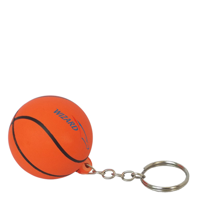 Chaveiro Bola Vinil oca c/ Pintura Basquete Personalizada