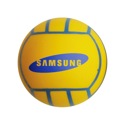 Bolinha Anti Stress vinil oca c/ pintura vôlei personlizada