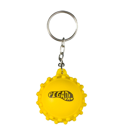 Chaveiro Bola Cravinho vinil oca Personalizada